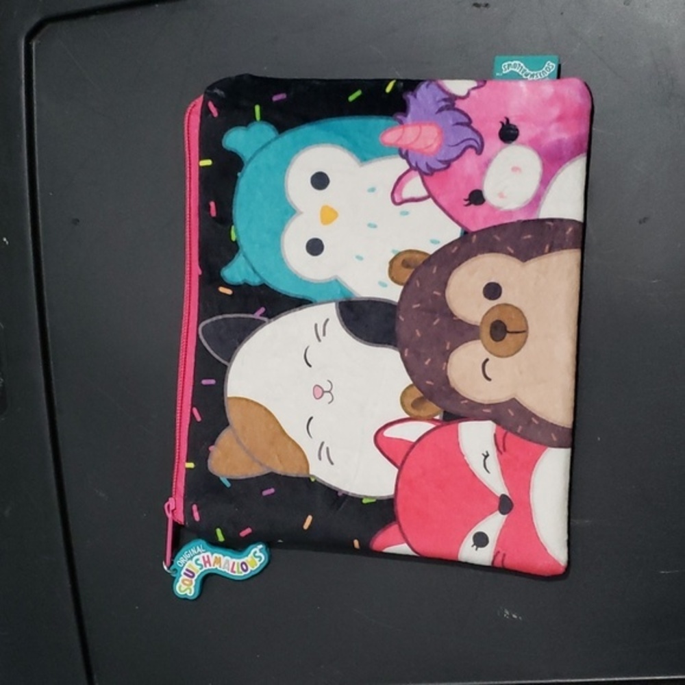 Squishmallow plush pouch NWOT